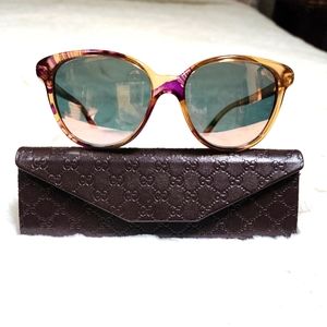 Authentic Gucci GG3363/N/S Cat Eye Mirrored Lense Women's Sunglasses